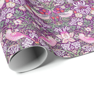 Papel De Presente William Morris Strawberry Thief Wrapping P