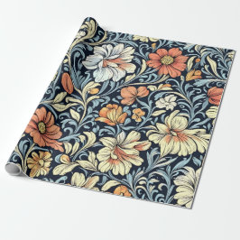 Papel De Presente William Morris style floral acanthus pattern