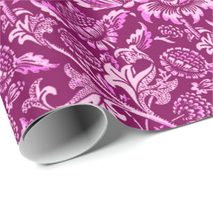 Papel De Presente William Morris Sunflower, Ametist Purple