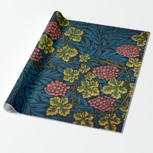 Papel De Presente William Morris VINE BLUE Wraping Paper