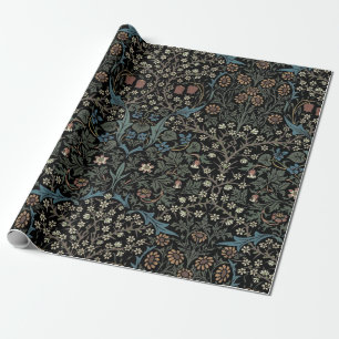 Papel De Presente William Morris Vintage Blackthorn Pattern
