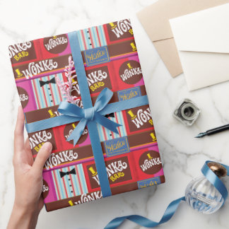 Papel De Presente Willy Wonka Candy Pattern