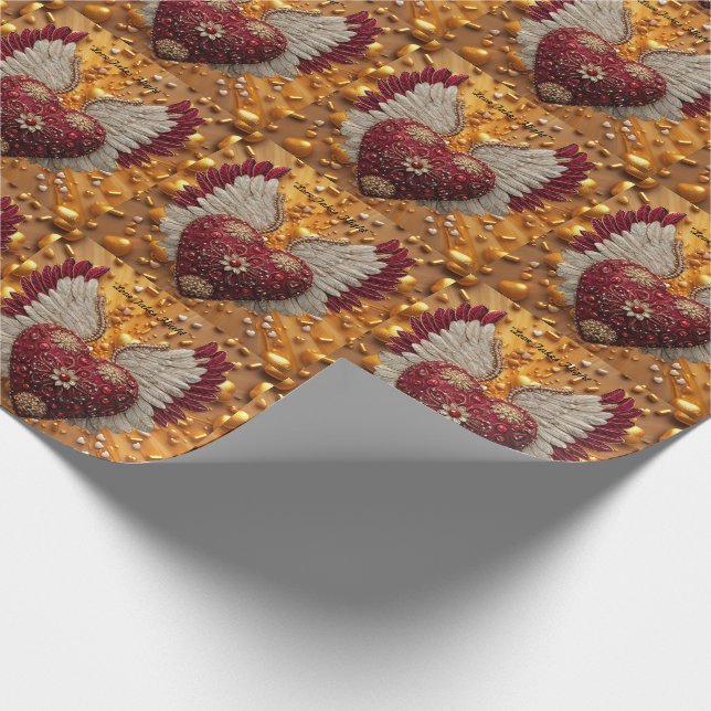 Papel De Presente "Wings Of Love" (Ponta)