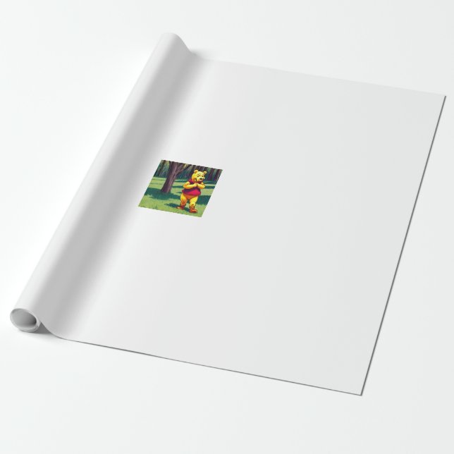 Papel De Presente Winnie, o Pooh 3. (Desenrolado)