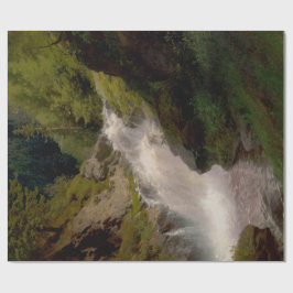 Papel De Presente Winona Falls (US Landscape) (por Hermann Herzog)