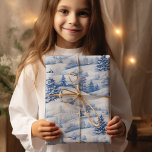 Papel De Presente Winter Village Watercolor White Christmas Modern<br><div class="desc">Torne o dia especial do seu filho ainda mais extraordinário com o nosso Papel de Embalagem Personalizado para Crianças. É uma maneira séria de mostrar a eles que a dentro de presente é tão única e apreciada quanto ela é. Que o entusiasmo de desempacotar um presente se torne uma memória...</div>