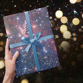 Papel De Presente Wishing Bem Star Cluster