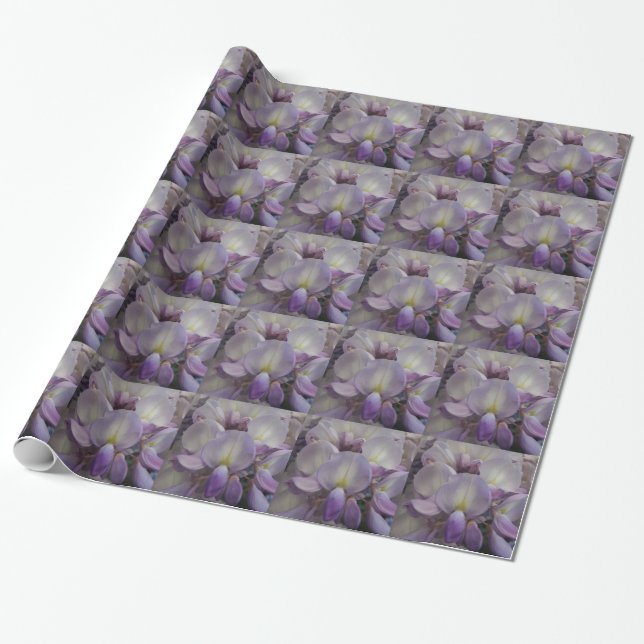 Papel De Presente Wistaria Flower Wraping Paper (Desenrolado)