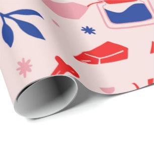Papel De Presente Witchy Boho Mystical Wrappaper