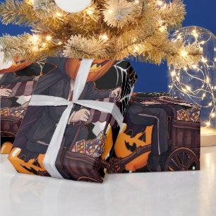 Papel De Presente Witness Themed Halloween WrapPaper