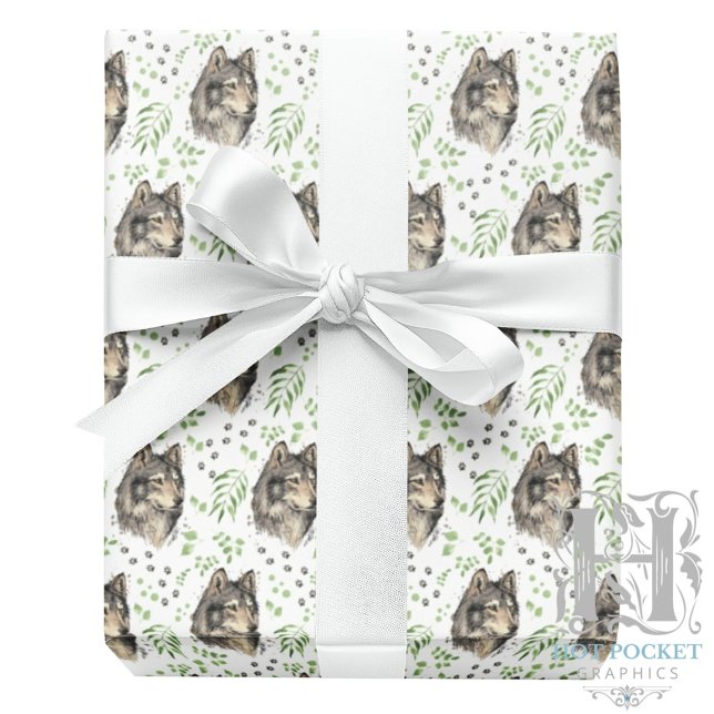 Papel De Presente Wolf Wrapping Paper (Criador carregado)