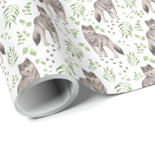 Papel De Presente Wolves Wrapping Paper