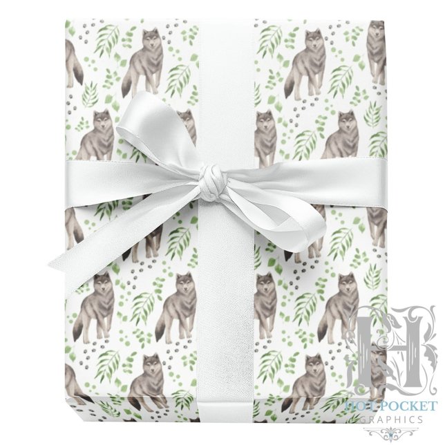 Papel De Presente Wolves Wrapping Paper (Criador carregado)