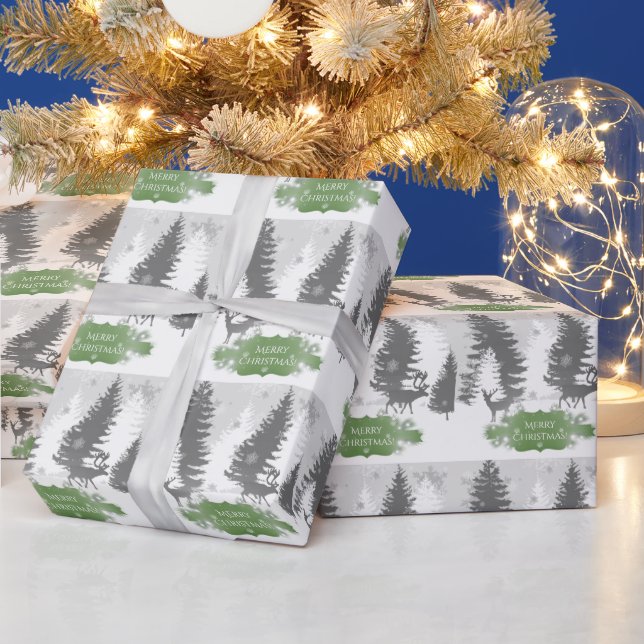 Papel De Presente Wonderland WrapPaper - Verde (Feriados)