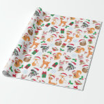 Papel De Presente Woodland Christmas Animal<br><div class="desc">O molho de presentes de férias será tão divertido com este belo animal de natal de natal que embrulha papel.  Visite toda a minha coleção de papel de embrulho de natal para ver uma variedade de opções para todas as suas necessidades de presentes.</div>