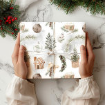 Papel De Presente Woodland Pine Christmas<br><div class="desc">Redescubra o encanto dos anos passados enquanto você embrulha seus presentes queridos em nosso Papel de Molho de Natal da Woodland Pines. Esufocando a essência encantadora da floresta, sua design acolhedora e madeireira preencherá sua temporada de festas com calor e nostalgia. Perfeito para aqueles que adoram o gosto da tradição,...</div>