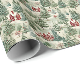 Papel De Presente Woodland Rusland Country Christmas Cozy Cozy