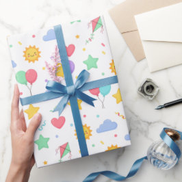 Papel De Presente World Children’s Day Wrapping Paper
