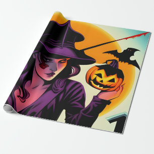Papel De Presente Wrapping de Halloween