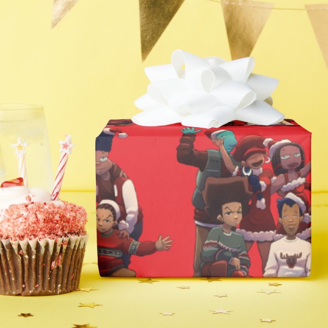 Papel De Presente Wrapping Paper (Festa de aniversário)