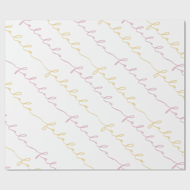 Papel De Presente Wrapping Paper (Aberto)