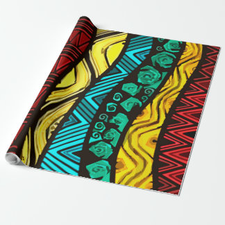 Papel De Presente wrapping paper - african print