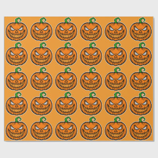 Papel De Presente  Wrapping Paper Halloween party 