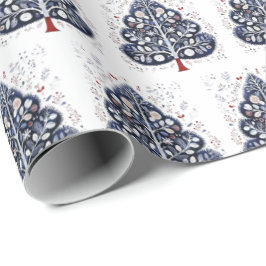 Papel De Presente Wrapping paper - Scandinavian Christmas Tree