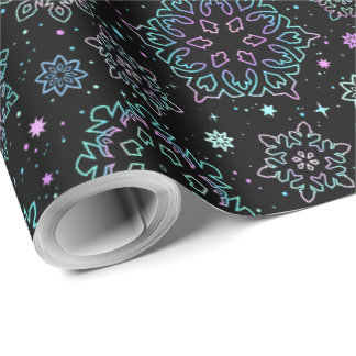 Papel De Presente Wrapping paper "Snowflakes"