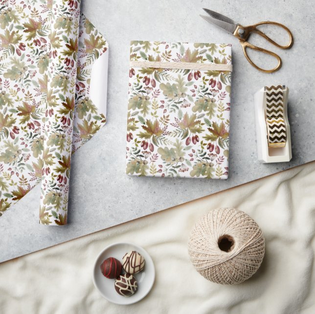Papel De Presente Wrapping Paper - Winter Pattern (Artesanato)