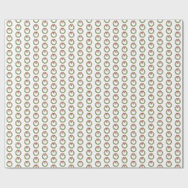 Papel De Presente Wreath Wrapping Paper 