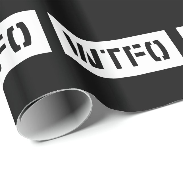 PAPEL DE PRESENTE WTFO (Ponta do rolo)