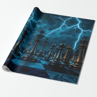 Papel De Presente Xadrez