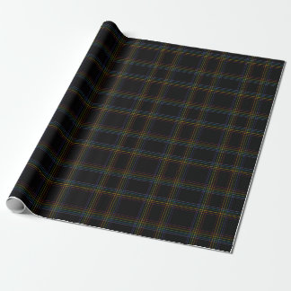 Papel De Presente Xadrez Arco-íris