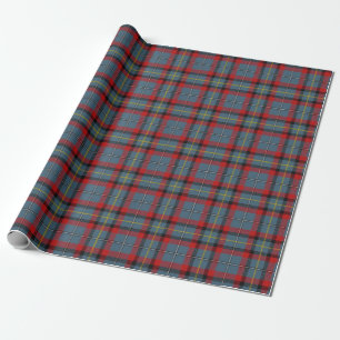 Papel De Presente Xadrez de Tartan irlandesa de MacNamara McNamara