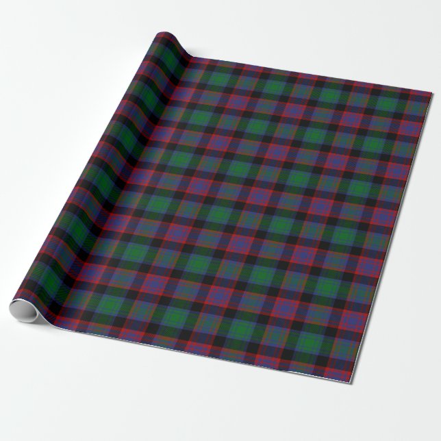 Papel De Presente Xadrez Escocês Clã Alexander Hunting Tartan (Desenrolado)