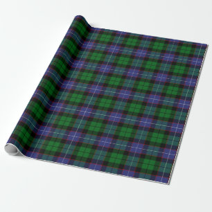 Papel De Presente Xadrez Escocesa Clan Galbraith Tartan
