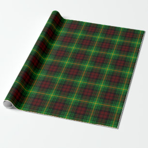 Papel De Presente Xadrez Escocesa Clan Martin Tartan