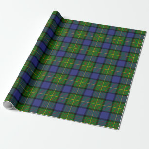 Papel De Presente Xadrez escocesa Clan Muir Tartan