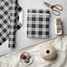 Xadrez Preto e Cinza Estilo Piquenique em Plaid