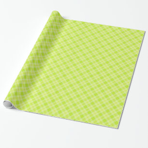 Papel De Presente Xadrez verde-claro