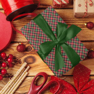 Papel De Presente Xadrez Verde Verde Verde Trendente Popular