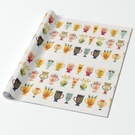 Papel De Presente Xícaras de Café