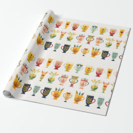 Papel De Presente Xícaras de Café