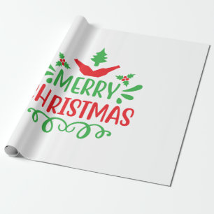 Papel De Presente Xmas Art Merry Xmas