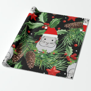 Papel De Presente xmas santa claus guinea