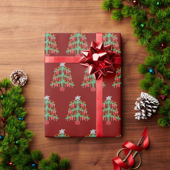 Papel De Presente Xmas Tree (Presente de Natal)