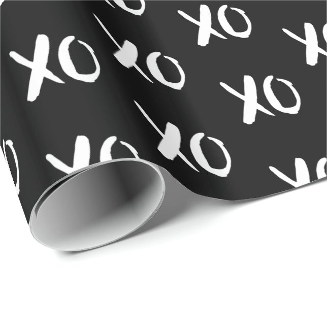 Papel De Presente XO XO abraça e beijos (Ponta do rolo)