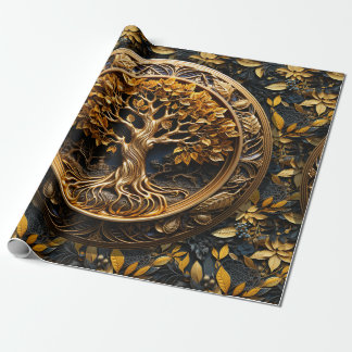 Papel De Presente Yggdrasil Tree of Life e Sagrada Viking do Conheci