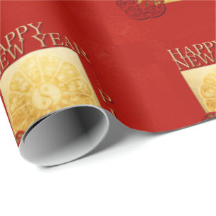 Papel De Presente Yin Yang Pig Papercut Chinês Ano 2019 Wrapping P